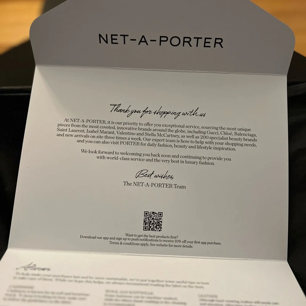 Net-A-Porter Gift Storage Box/Letter/Tissue Paper